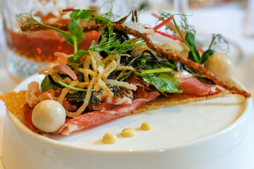 Krokantje van Parmaham